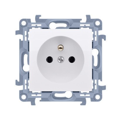 KONTAKT SIMON 10 MODUŁ BIAŁY GNIAZDO 1X Z/U SZYBKOZŁĄCZA 16A 250V KONTAK-SIMON