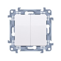 KONTAKT SIMON 10 MODUŁ BIAŁY ŁĄCZNIK SERYJNY SAMOZACISKI 10AX 250V KONTAK-SIMON