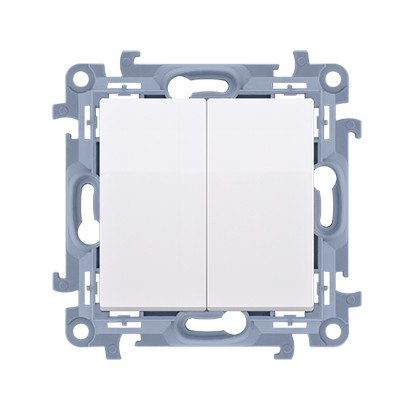 KONTAKT SIMON 10 MODUŁ BIAŁY ŁĄCZNIK SERYJNY SAMOZACISKI 10AX 250V KONTAK-SIMON