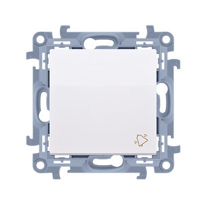 KONTAKT SIMON 10 MODUŁ BIAŁY PRZYCISK "DZWONEK" SAMOZACISKI 10AX 250V KONTAK-SIMON