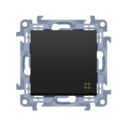 KONTAKT SIMON 10 MODUŁ CZARNY MAT ŁĄCZNIK KRZYŻOWY ZACISKI ŚRUBOWE 10AX 250V KONTAK-SIMON