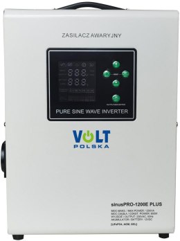 Przetwornica VOLT POLSKA SINUSPRO 1200E PLUS 12V 800/1200W LiFePO4, MENU VOLT POLSKA