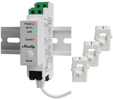 Shelly Pro 3EM 120A V2 SHELLY