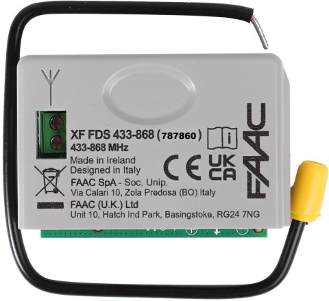 Sterownik/radioodbiornik FAAC XF LC FDS 433-868 MHz (787860) FAAC