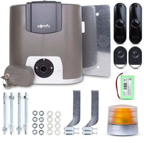Napęd bram przesuwnych Somfy Elixo 3S+ IO Comfort Pack zestaw do 600kg