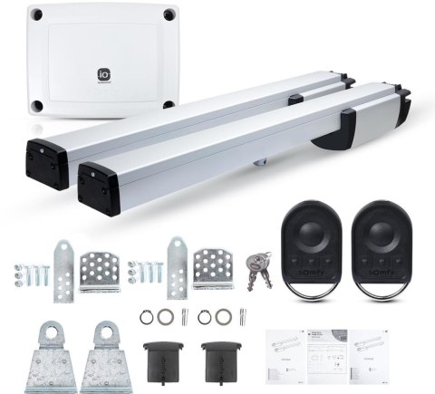 Napęd bram skrzydłowych Somfy Ixengo L 3S+ IO Standard Pack komplet do 8m szerokości