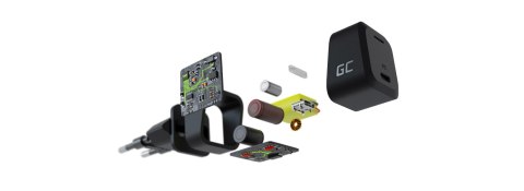 ŁADOWARKA SIECIOWA Green Cell POWERGAN 33W 1xUSB-C CHARGC06 GREEN CELL