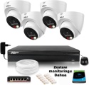 Zestaw monitoringu IP Dahua 4 Kamer IP 8mpx 4K dysk twardy DAHUA