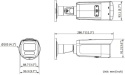 Kamera tubowa IP HIKVISION DS-2CD2T86G2H-4I(2.8mm)(eF)/BLACK PL 8Mpx