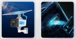 Kamera IP Dahua IPC-HFW2441DG-4G-SP-B-0360B z panelem soalarnym i akumulatorem