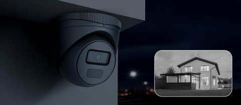 Kamera IP Hilook IPC-T241H-C Black kopułka 4MP IR20m HILOOK