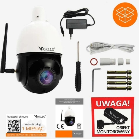 Kamera IP ORLLO Z10 WiFi POE z panelem fotowoltaicznym SM6030 PRO ORLLO