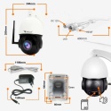 Kamera IP ORLLO Z10 WiFi POE z panelem fotowoltaicznym SM6030 PRO ORLLO