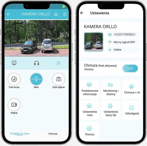 Kamera IP ORLLO Z10 WiFi POE z panelem fotowoltaicznym SM6030 PRO ORLLO