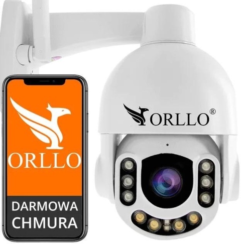 Niezależna zewnętrzna kamera obrotowa GSM Orllo Z7 PRO z panelem fotowoltaicznym SM6030 Pro