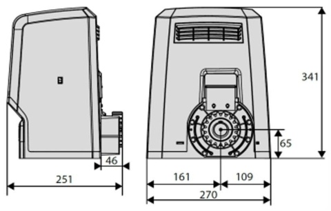 Napęd bramy przesuwnej BFT ARES ULTRA BT B1500 do 1500kg (2618287)