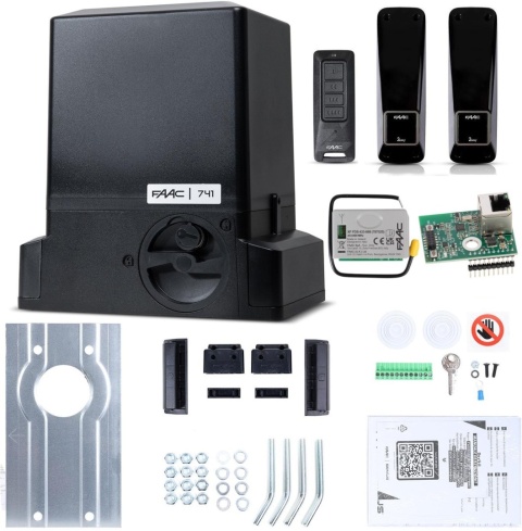 Napęd bram przesuwnych Delta 3 SMART GSM - FAAC 741, Wi-Fi, LTE, Bluetooth, do 900kg (10563049 - LTE)