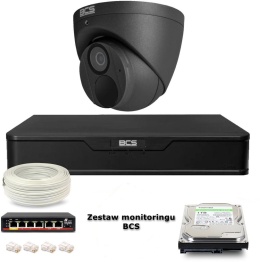 Zestaw monitoringu IP BCS Point 1x Kamera BCS-P-EIP28FWR3-Ai2-G (Z49053T1)