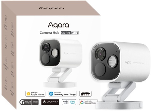 Aqara Camera Hub G5 Pro Wi-Fi Biała | Kamera IP | 1520p, Zigbee, CH-C07DW AQARA