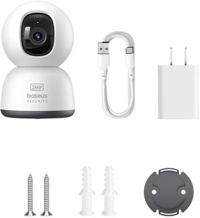 Kamera Baseus Security P1 Lite 2K (wersja EU) - biała S0TV002132 BASEUS