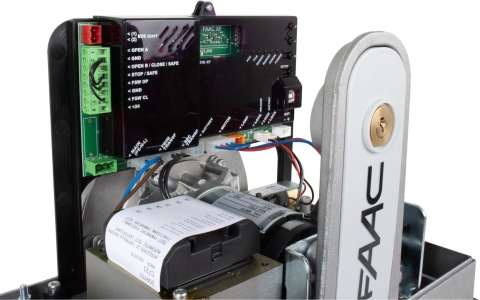 Napęd bramy przesuwnej Cyclo C721 FDS - FAAC 24V zestaw do 800kg (1059997)