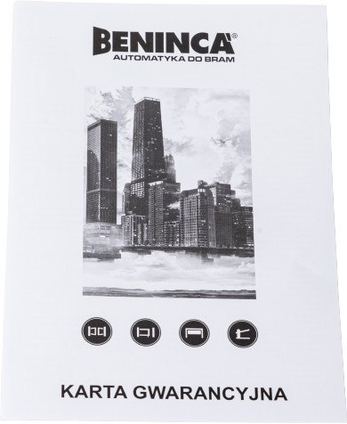Napęd bramy przesuwnej Beninca KWOLF624.P2 24V zestaw do 600kg (959007203)