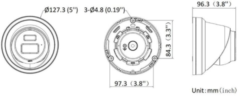 Kamera kopułkowa IP Hikvision DS-2CD2343G2-LIZ2UY(2.8/4mm) 4Mpx Black