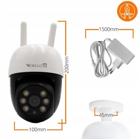 Kamera IP Orllo TZ2 PRO 4Mpx ORLLO
