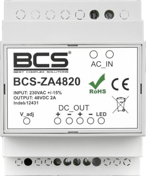 Zasilacz BCS-ZA4820 BCS