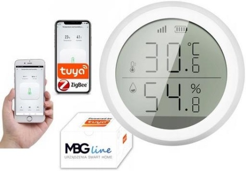 Czujnik temeratury i wilgotności MBG line ZigBee HS01