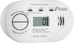 Czujnik tlenku węgla z wyświetlaczem Kidde K5DCO