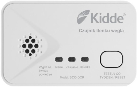 Czujnik tlenku węgla (czadu) Kidde 2030-DCR