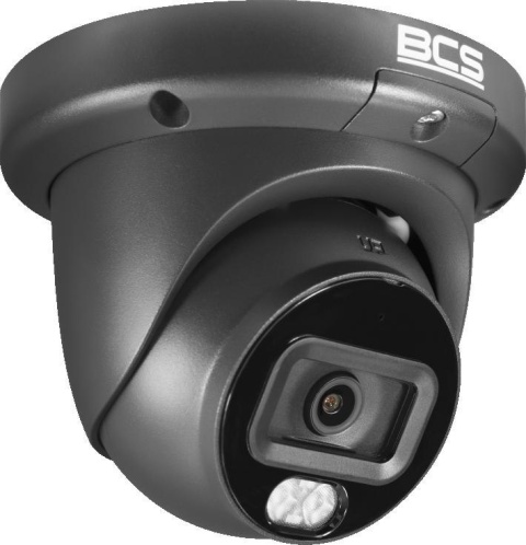 Kamera IP 6Mpx BCS LINE BCS-L-EIP26FCR3L3-Ai1-G kopułkowa kolor grafitowy seria BCS Line 