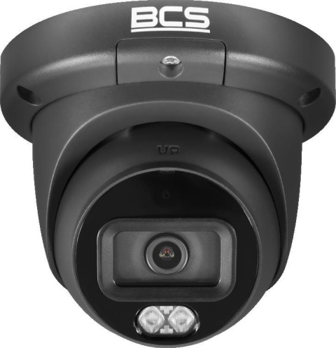 Kamera IP 6Mpx BCS LINE BCS-L-EIP26FCR3L3-Ai1-G kopułkowa kolor grafitowy seria BCS Line 