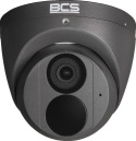 Kamera IP 4Mpx BCS-P-EIP24FSR3-Ai2-G kopułkowa kolor grafitowy seria BCS Point