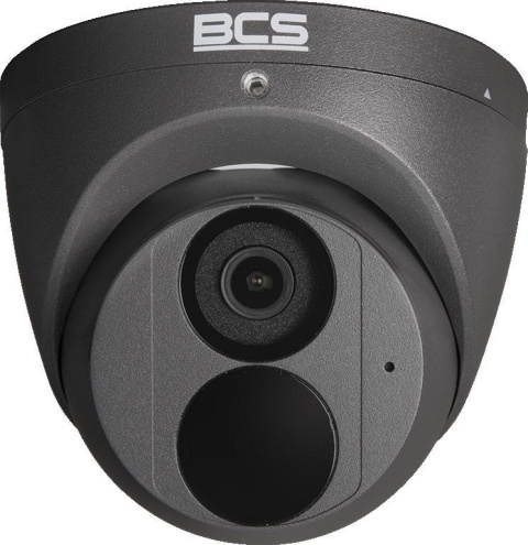 Kamera IP 4Mpx BCS-P-EIP24FSR3-Ai2-G kopułkowa kolor grafitowy seria BCS Point