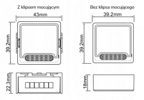 Moduł OXT mini sterownik scen 12 akcji 230V ZigBee TUYA T254