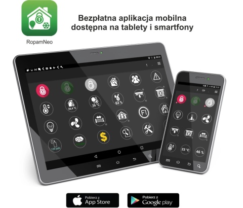 Centrala alarmowa ROPAM ZESTAW NeoLTE-IP-SET Symbol: 38224