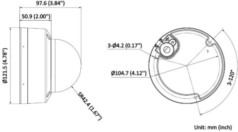 Kamera kopułkowa IP HIKVISION DS-2CD2183G2-LIS2U (2.8mm) 8Mpx