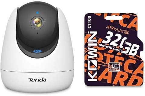 KAMERA TENDA RP7 5MP + KARTA SD 32GB TENDA