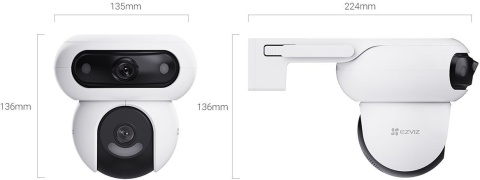 Kamera IP Ezviz H90 z podwójnym obiektywem 4MP+4MP