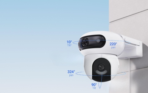 Kamera IP Ezviz H90 z podwójnym obiektywem 4MP+4MP