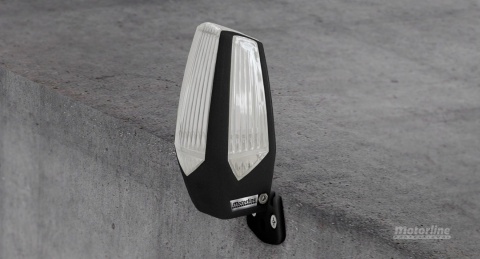 Lampa ostrzegawcza Motorline MP105 biała LED 12-230V z uchwytem (001PLM10918011)