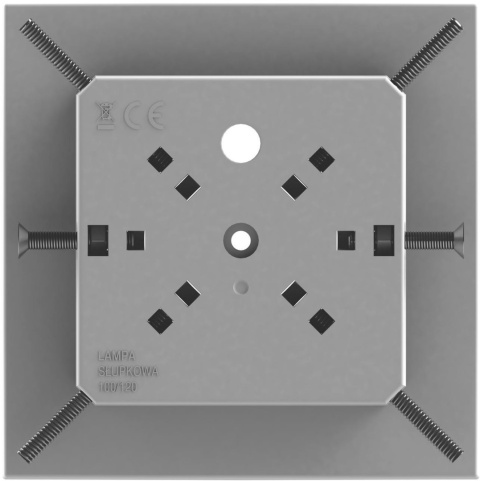 Lampa oświetleniowo-ostrzegawcza Proxima SŁUPKOWA 12-230V (100x100, 120x120) PROXIMA