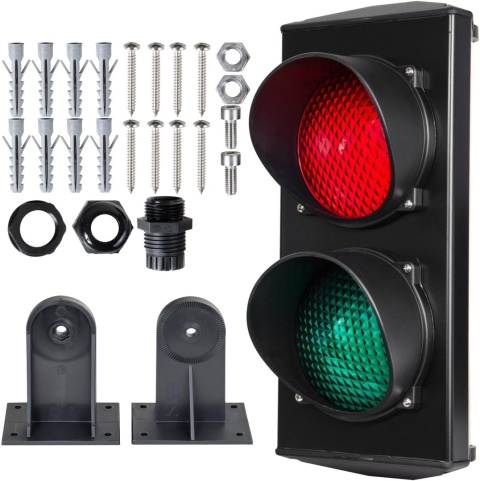 Semafor CAME PSSRV2 (2-komorowy: czerwone-zielone) 230V LED (001PSSRV2) CAME