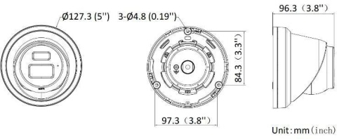 Kamera kopułkowa IP Hikvision DS-2CD2343G2-LIZ2UY/SL zmiennoogniskowa (2.8/4mm) 4Mpx