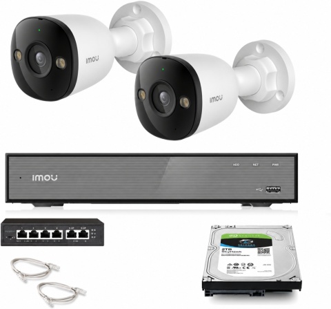 Zestaw monitoringu Imou 2x kamera PS3E-8Q0 8MP POE IMOU