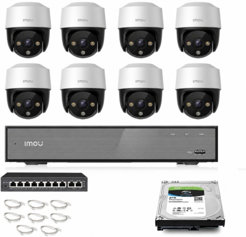 Zestaw monitoringu Imou 8x kamera Cruiser 4MP POE IMOU