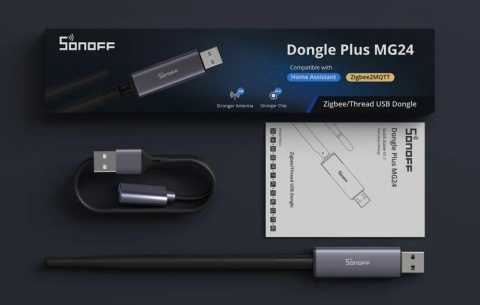 Bramka ZigBee SONOFF Dongle Plus MG24 Home Assistant, openHAB, Zigbee2MQTT SONOFF