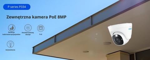 Kamera IP Reolink P344 POE 12MP biała REOLINK